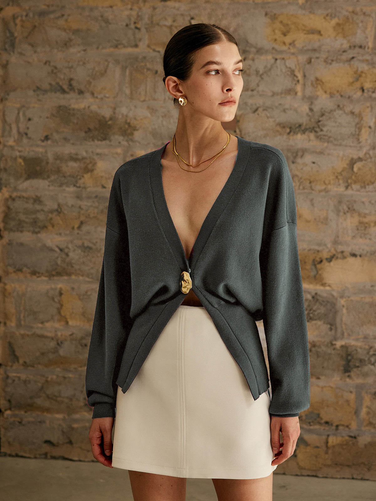 Cleo Women's Cardigan - styled view