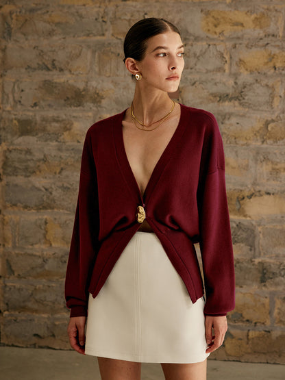 Cleo Women's Cardigan - front view