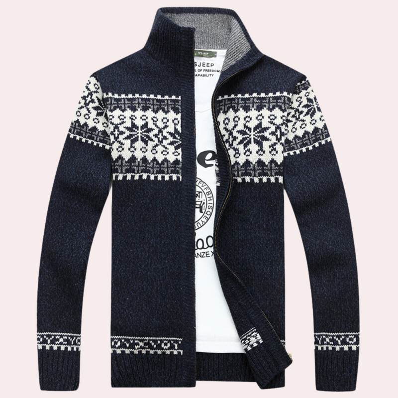 Flynn Men's Cardigan | Zip