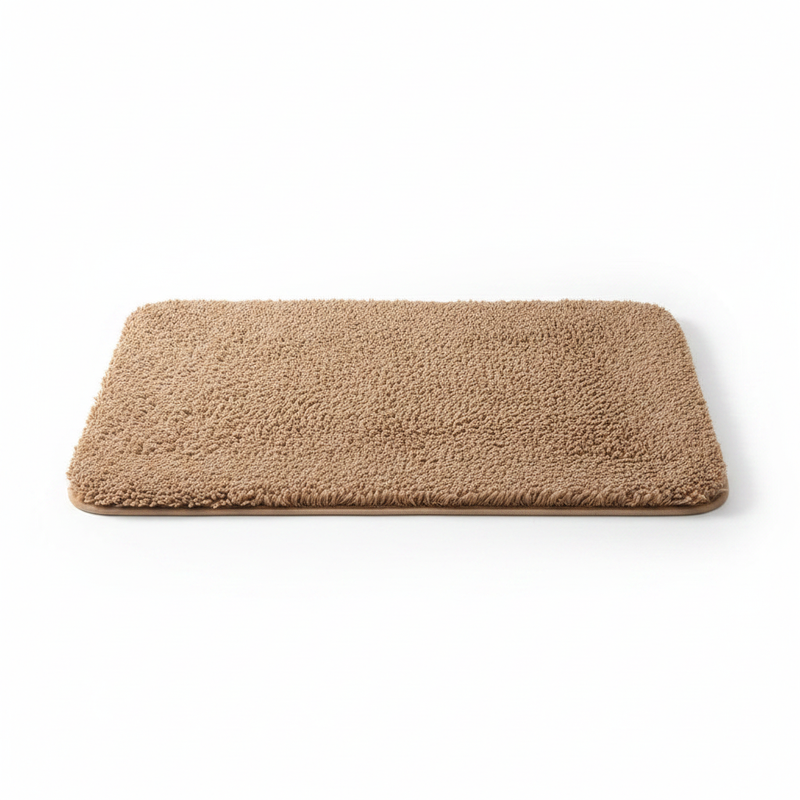 Fur & Plush Bath Rug - Camel