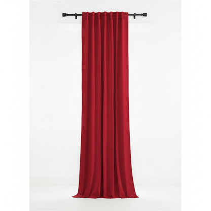 Noiréa thermal blackout curtain panel in Red