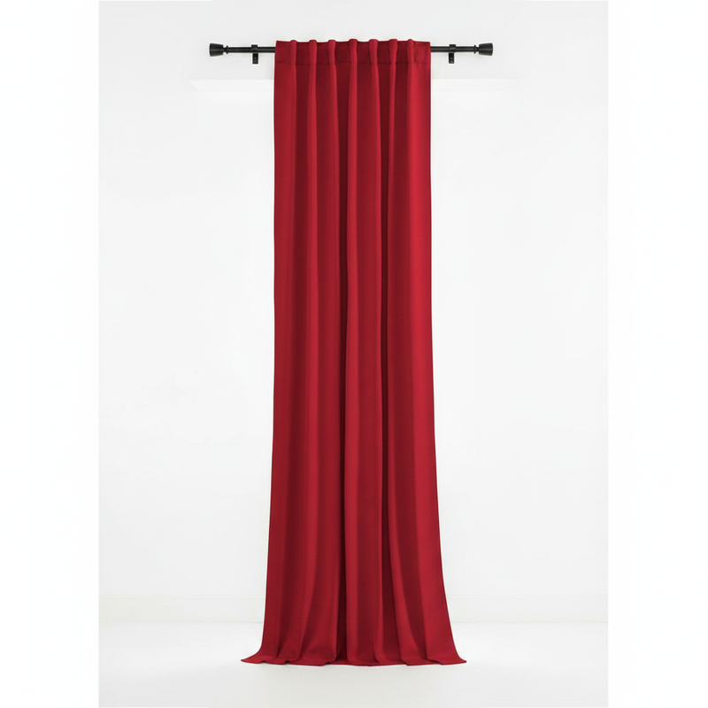 Noiréa thermal blackout curtain panel in Red