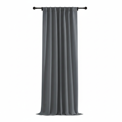 Noiréa thermal blackout curtain panel in Dark Grey