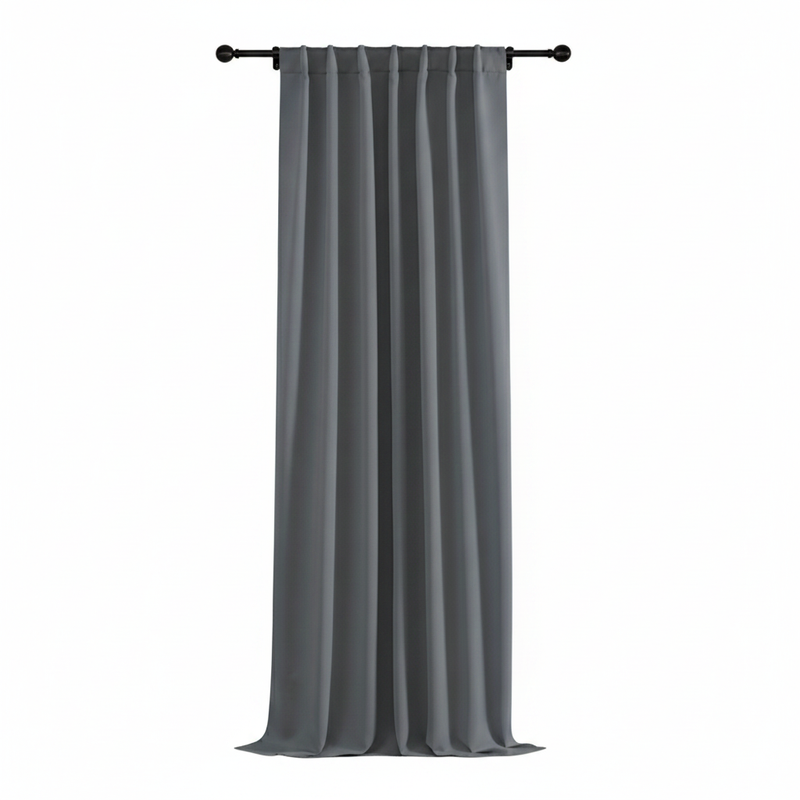 Noiréa thermal blackout curtain panel in Dark Grey