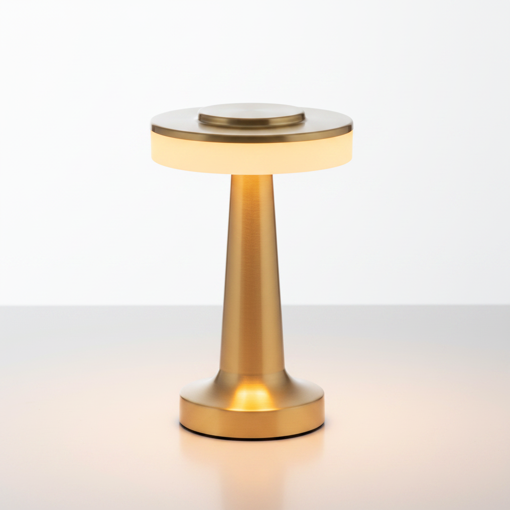 Aura Dome Cordless Table Lamp - Gold