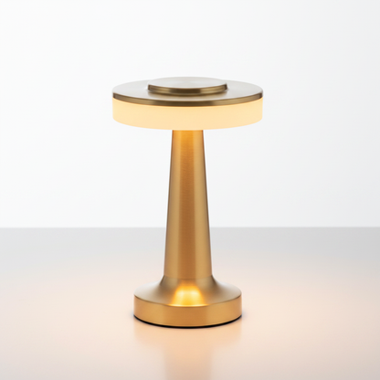 Aura Dome Cordless Table Lamp - Gold