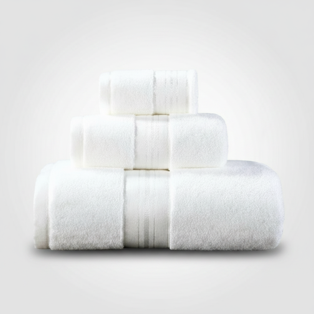 Cloud Comfort towel set white 3 piece
