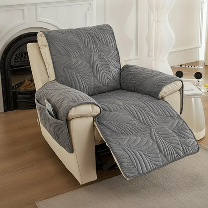 Verdant Recliner Chair Cover - Dark Gray