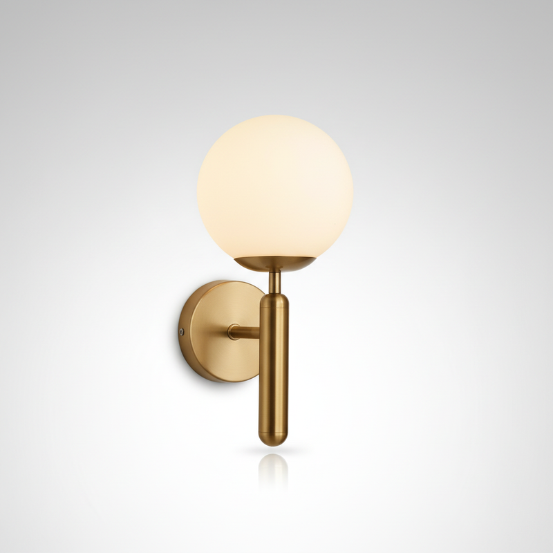 BrassElegance | Luxurious Dimmable Metal Wall Sconce Light Fixture