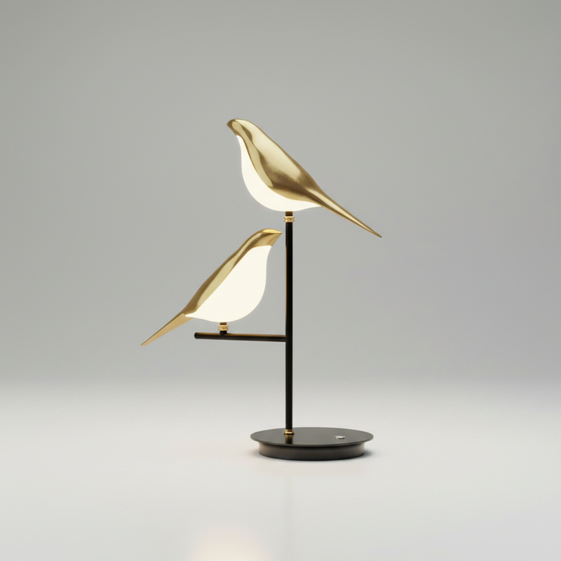 Golden Birdlight Wall Sconce | Modern Nordic LED, Decorative