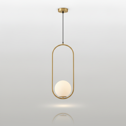 HausSphere pendant - gold finish studio packshot