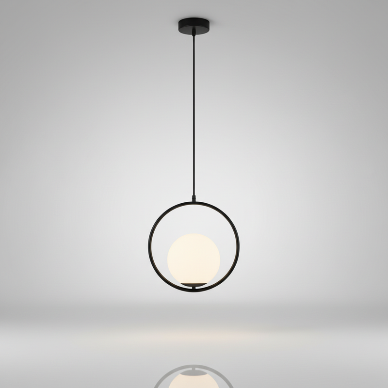 HausSphere pendant - black finish studio packshot
