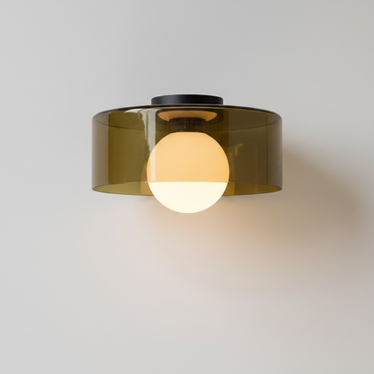 KildaLight Tawny flush mount studio packshot