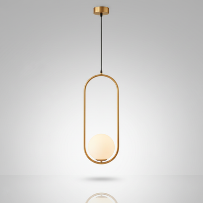 HausSphere pendant - brass finish studio packshot