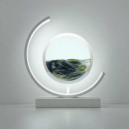 Sandlight quicksand lamp - green sand studio packshot
