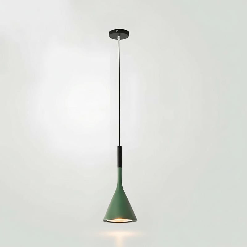 KaliyahGlow cone pendant - Green studio packshot