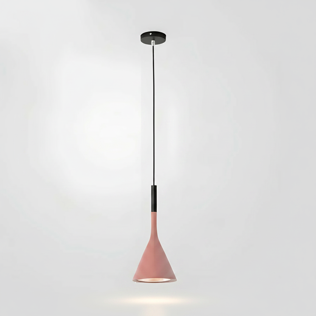 KaliyahGlow cone pendant - Pink studio packshot
