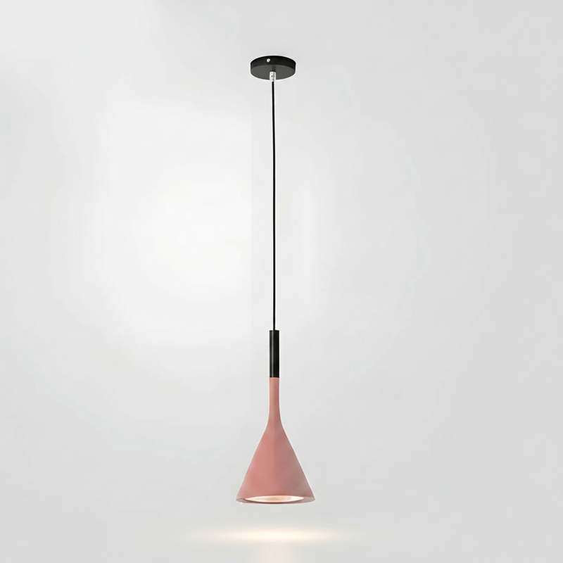 KaliyahGlow cone pendant - Pink studio packshot