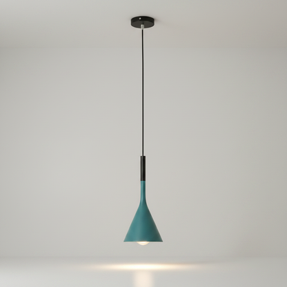 KaliyahGlow cone pendant - Blue studio packshot