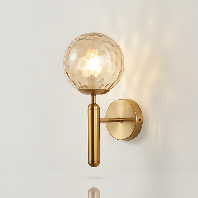 Bauer Brass Wall Light | Premium Brass Finish, Modern Minimalist