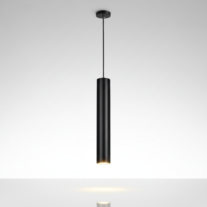 Luminara | Sleek Black Adjustable Kitchen Island Pendant Light