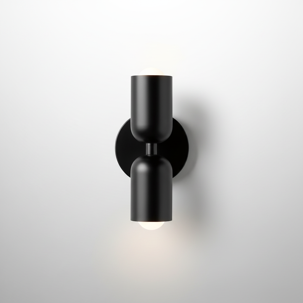 Piccadilly wall sconce Black studio packshot