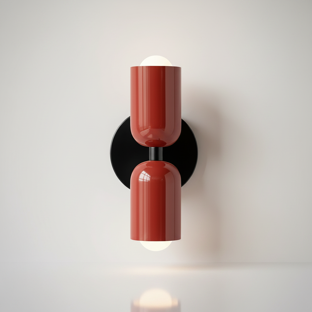 Piccadilly wall sconce Red studio packshot