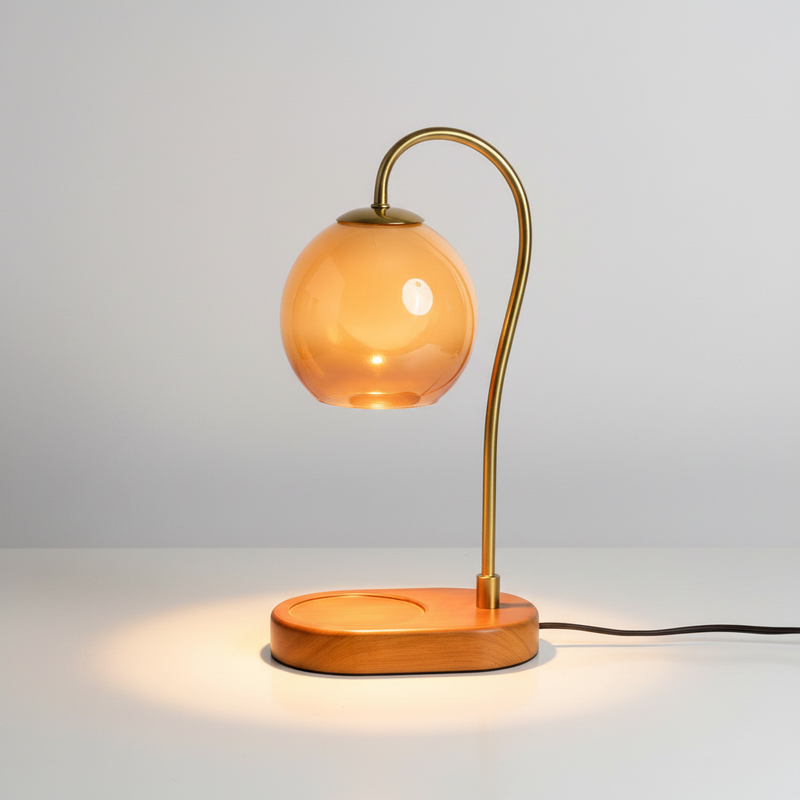 LumosGlow | Stylish Adjustable Electric Candle Warmer Lamp for Home