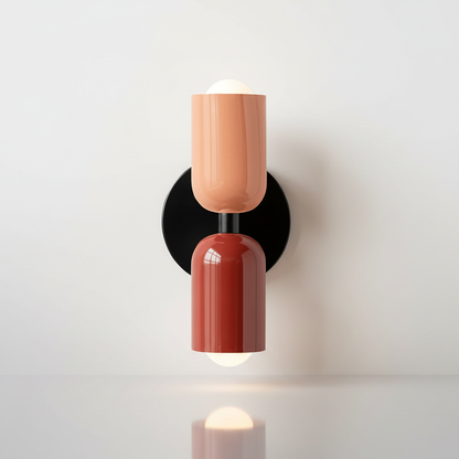 Piccadilly wall sconce Pink + Red studio packshot