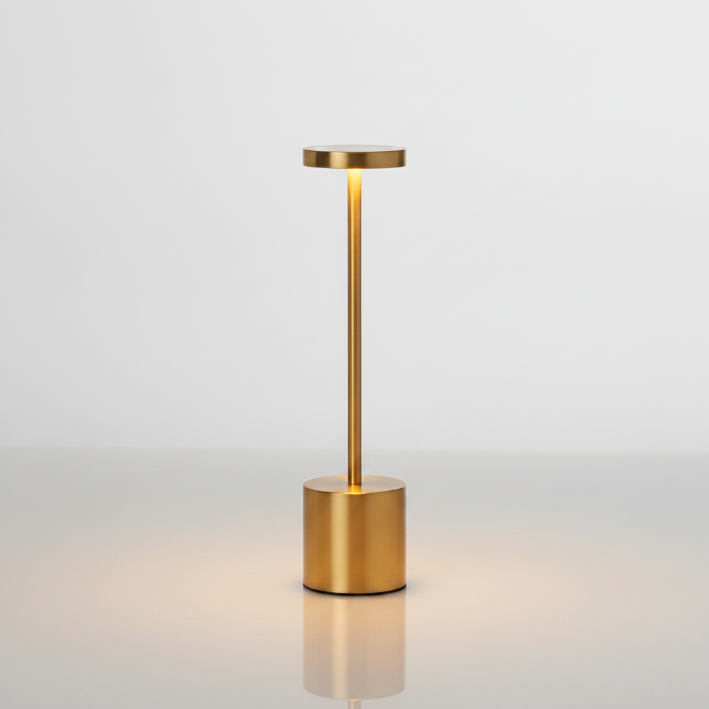 Lumi Cordless Glow Lamp Gold packshot