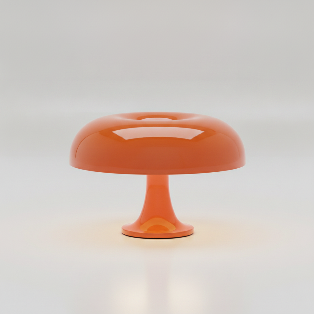 Lumosphere LED Mushroom Table Lamp - Orange studio packshot