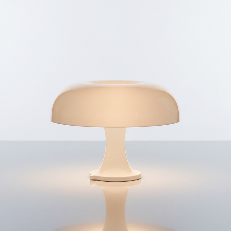 Lumosphere LED Mushroom Table Lamp - White studio packshot