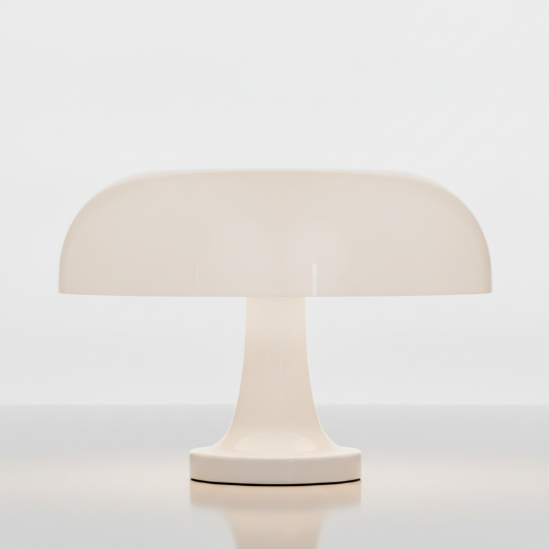 MushroomGlow | Elegant Adjustable LED Table Lamp for Bedside or Desk
