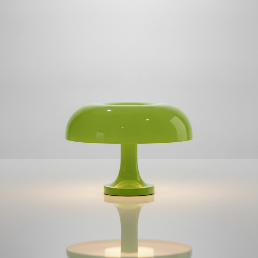 MushroomGlow LED Table Lamp - Green studio packshot