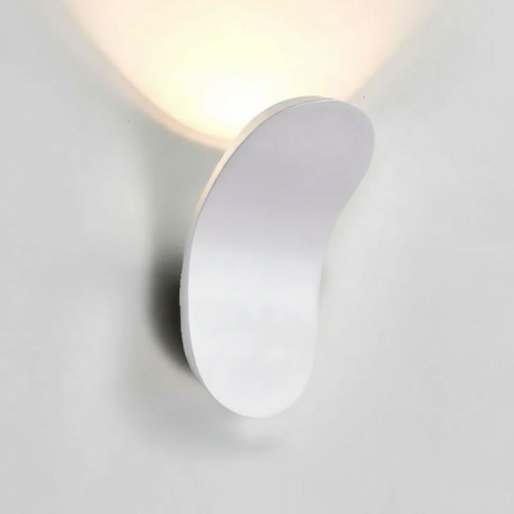 NordicGlow LED Wall Sconce - White studio packshot