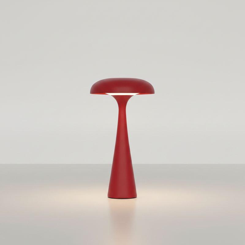 Ava Jellyfish Desk Lamp Crimson Red packshot