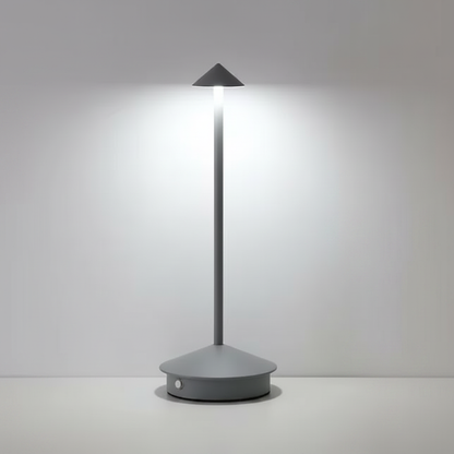 Luminara cordless LED table lamp gray - studio packshot