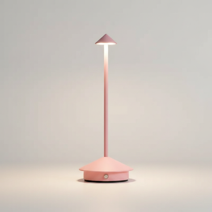 Luminara cordless LED table lamp pink - studio packshot