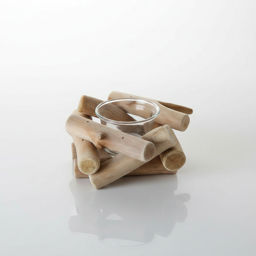 Driftwood Tealight Holder
