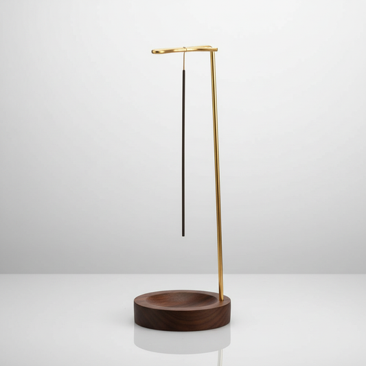 Wooden Incense Burner Deepwood Shine — studio packshot