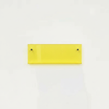 Modern Acrylic Floating Shelf Yellow