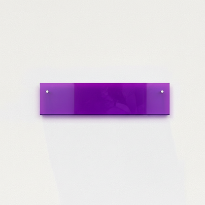 Modern Acrylic Floating Shelf Purple