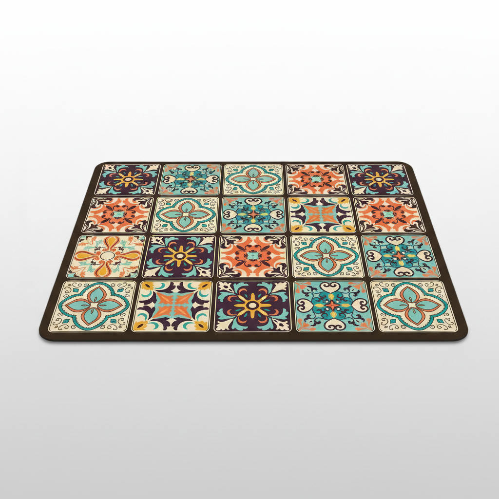 Microfiber Appliance Mat Retro Plaid packshot