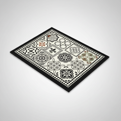 Retro Tile Coffee Mat Earthy Mosaic packshot