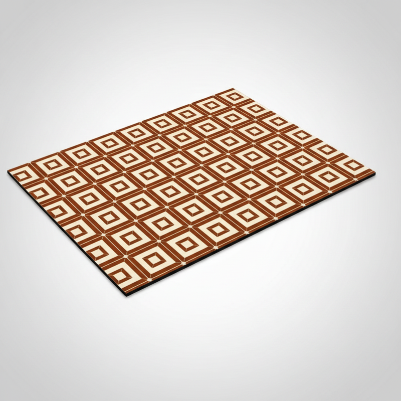 Retro Tile Coffee Mat Rustic Tile packshot