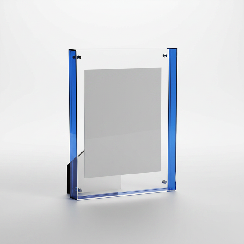 Coloured Acrylic Picture Frame | Transparent Design, Display