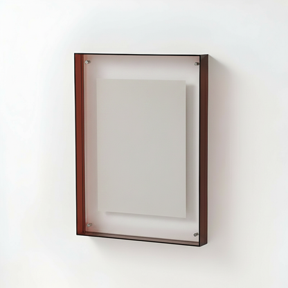 Coloured Acrylic Picture Frame - Brown