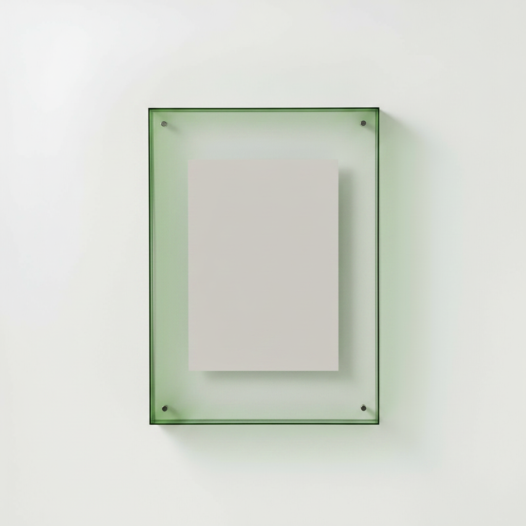 Coloured Acrylic Picture Frame - Green