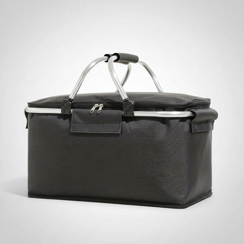 Folding Picnic Basket | Leakproof Insulated Lining