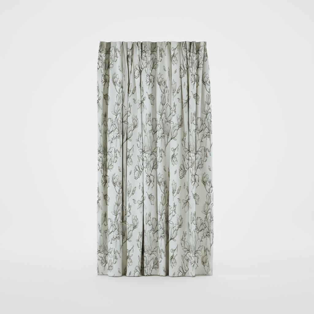 Fresh Floral Sunshade Curtain panel